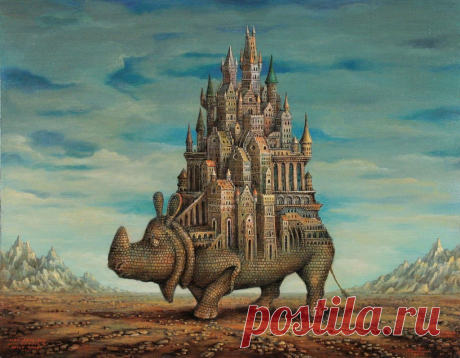 Sergey Tyukanov /Сергей Тюканов, 1955 | Surrealist painter | Tutt'Art@