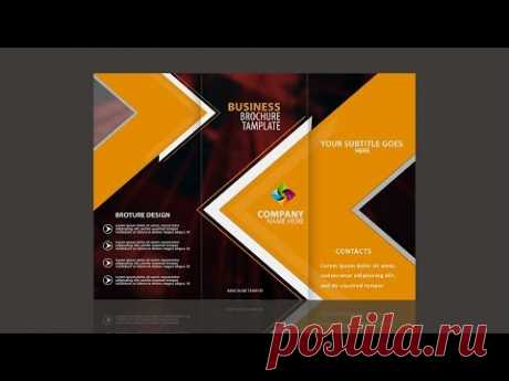 Tri Fold Brochure Design | In Photoshop CC By Sahak