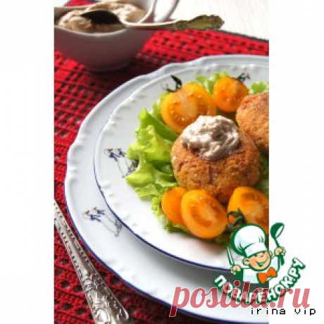 Постный веганский &quot;майонез&quot; и нутово-морковные котлеты - кулинарный рецепт