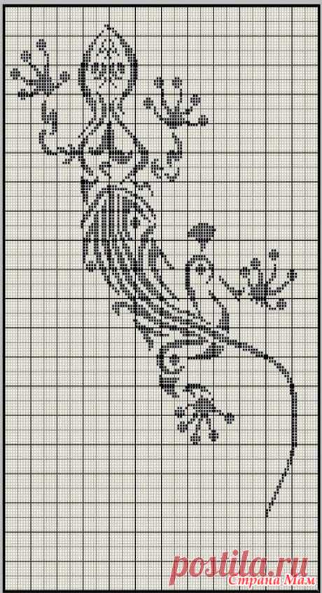 Платье или туника крючком в филейной технике!