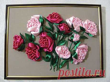 Вышивка лентами. Мастер-Классы. Ярмарка Мастеров - ручная работа, handmade