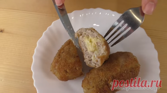 Невероятная вкуснятина из фарша! Зразы с нежной начинкой / Рецепты Другой Кухни