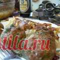 Шашлычок в духовке на картофельном кугеле