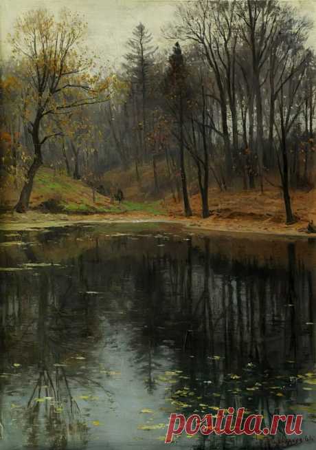 Художник Борис Валентинович Щербаков (1916-1995).
«Зловещий пруд», 1961 г.