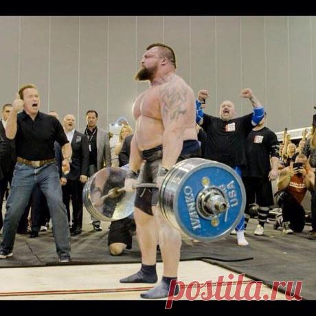 Эдди Холл и его рекордная становейшая 462 кг!! / Спорт Сильных!