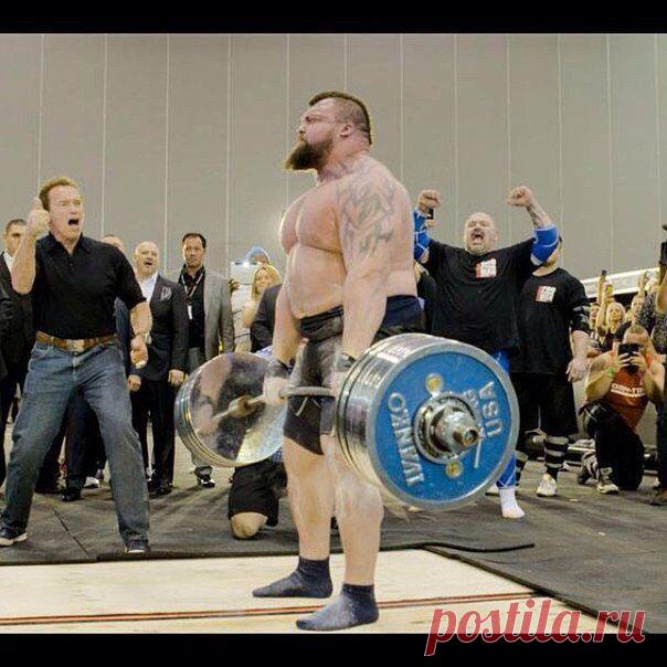 Эдди Холл и его рекордная становейшая 462 кг!! / Спорт Сильных!