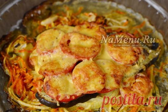 Запеченная зубатка с овощами и сыром в духовке, рецепт с фото