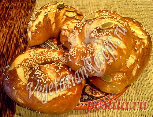 Брецель - рецепт немецкого кренделя | Вегетарианские рецепты «Приготовим с любовью!»