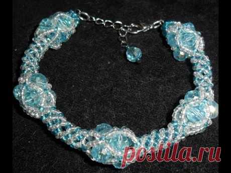 little ball netting  spiral bracelet