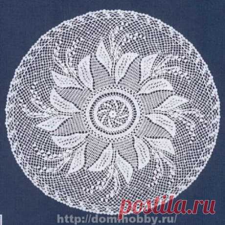 Весенняя салфетка с ландышами