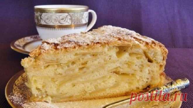 Простенький яблочный пирог 