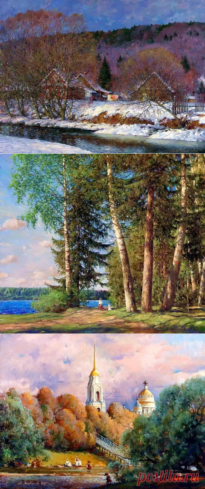 Очень русские картины художника Александра Шевелёва (публикация Виктора Беседина)