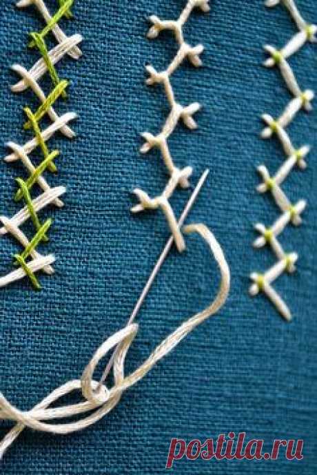 herringbone stitch variations | Pumora | Flickr