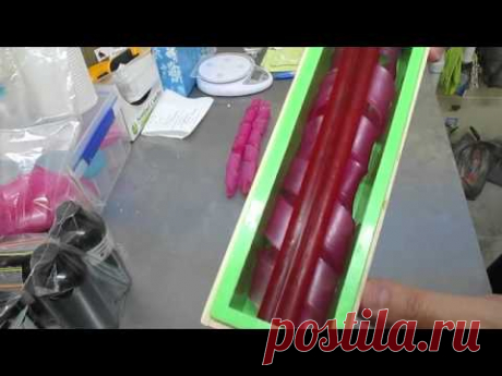 How to make Soap Curls, Melt and Pour