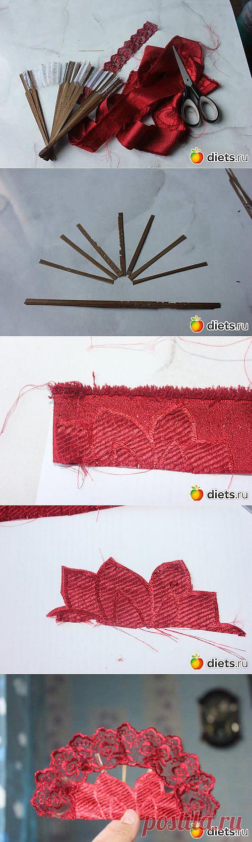 Как сделать кукольный испанский веер. МК.: Кукла: Группы - diets.ru