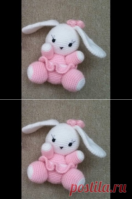 (1) (Amigurumi ) Örgü Oyuncak Sevimli Tavşan Yapımı 1 (Crochet Amigurumi Cute Rabbit 1) - YouTube