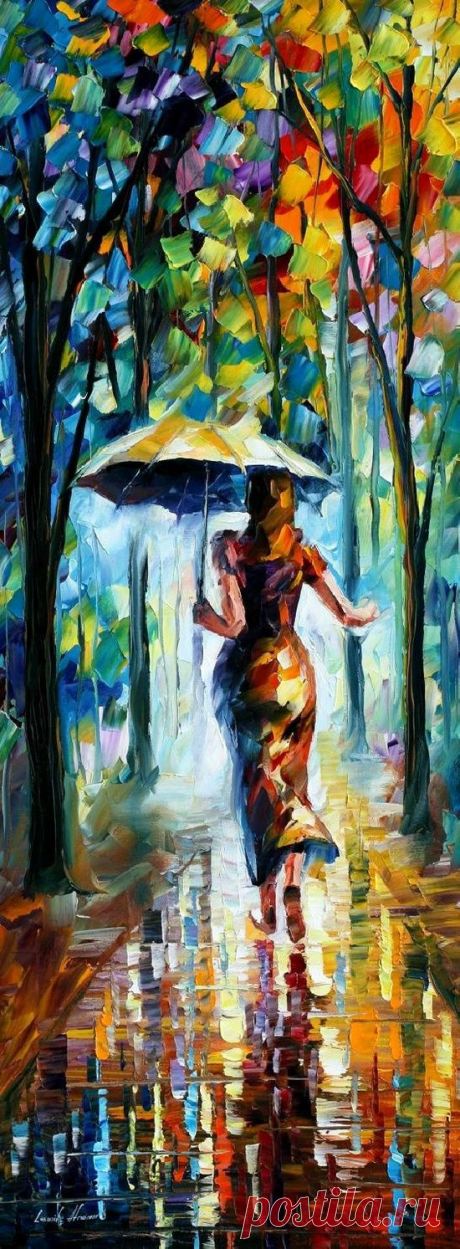 Найдено на сайте afremov.com.  -  Леонид Афремов  -
