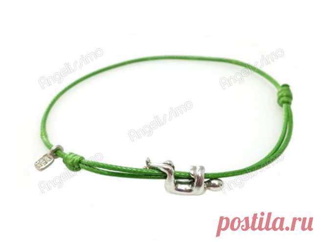 Браслет веревочный "Обниму" от Amorem