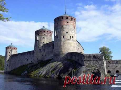 Русские в гостях у финнов. Крепость Олавинлинна (16 фото) . Тут забавно !!!