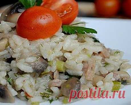 Рис с грибами