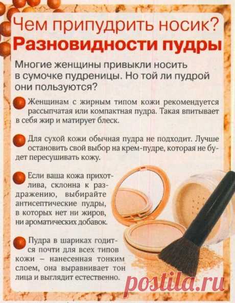 Какая пудра вам подходит