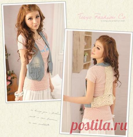 Модные джинсовые жилетки 2014 - Ярмарка Мастеров - ручная работа, handmade