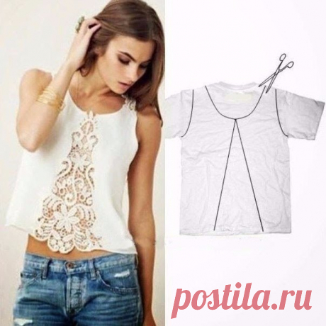 Идеи переделок: как расшить одежду — Сделай сам, идеи для творчества - DIY Ideas