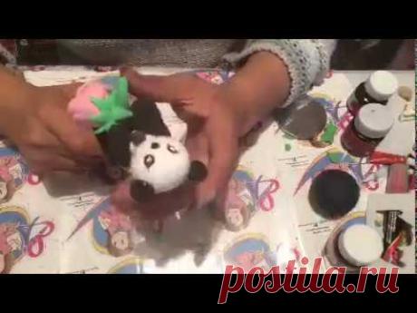 Osito panda de Fomi moldeable