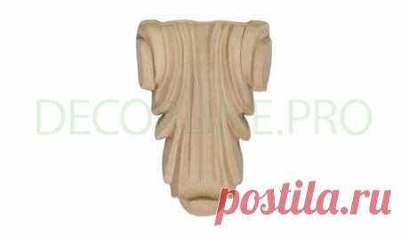 КРОНШТЕЙНЫ из древесной пасты/Bracket/Console KR-21 Размер/Size: 71-48-24. Резной декор из древесной пасты, древесной пульпы, полимера, полиуретана, ППУ, МДФ, прессованный декор, декор из массива, декор из дерева