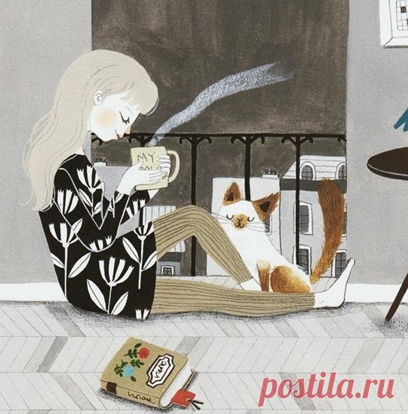 Обязательно надо оставлять хоть один день для себя. Вставать, когда хочется. Не спеша пить душистый мятный чай или ароматный кофе...