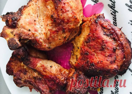 Стейк на косточке из свинины