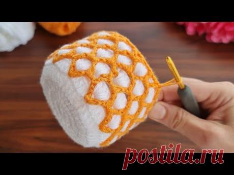 Wow!! super idea how to make eye catching crochet 🤩 Vay! süper fikir göz alıcı tığ işi nasıl yapılır