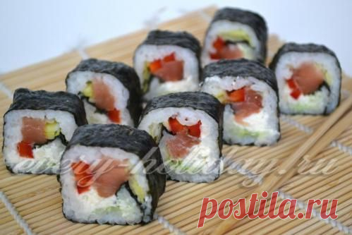 Суши домашнего приготовления: рецепт с фото