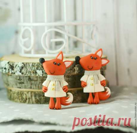 Лиса в белой шубке