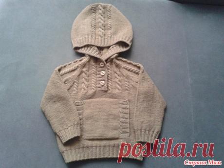 Пуловер с капюшоном для сынули - Вязание - Страна Мам