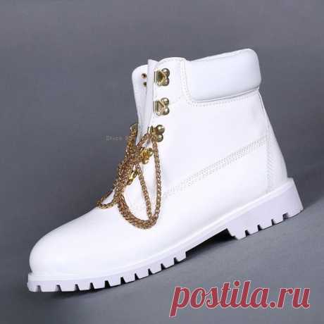 leather fashon Picture - More Detailed Picture about 2015 Metal Chain Men Australia Women Isabel Marant Boots Cowhide Genuine Leather Timber Gentle'S Landy'S Winter Boots Size 36 47 Picture in Women's Boots from Skye Fantasy World | Aliexpress.com | Alibaba Group