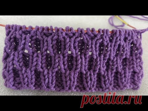 УЗОР НА ОСНОВЕ РЕЗИНКИ 2*2 