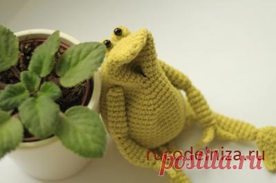 Лягушка Клава (вязание крючком, мастер-класс)