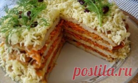 БЛОГ ПОЛЕЗНЫХ СОВЕТОВ: Закусочные торты: рецепты приготовления