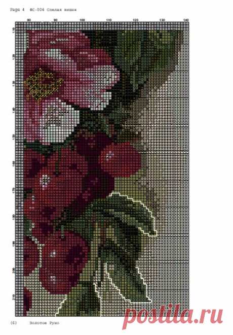 Простые цветы крестиком. Вышитые крестиком цветы. | Домоводство для всей семьи.