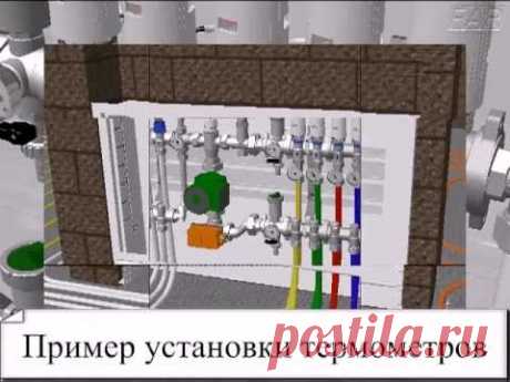 Смесительный узел для теплого пола и теплого плинтуса — Яндекс.Видео