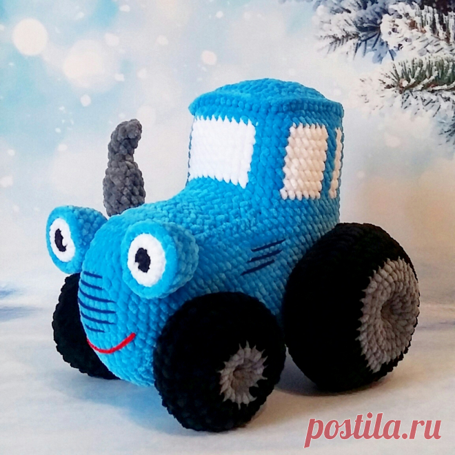 PDF Плюшевый трактор крючком. FREE crochet pattern; Аmigurumi doll patterns. Амигуруми схемы и описания на русском. Вязаные игрушки и поделки своими руками #amimore - Трактор, tractor, trattore, traktor, ciągnik, trator, traktör, traktori, tracteur, traktoru. Amigurumi doll pattern free; amigurumi patterns; amigurumi crochet; amigurumi crochet patterns; amigurumi patterns free; amigurumi today.