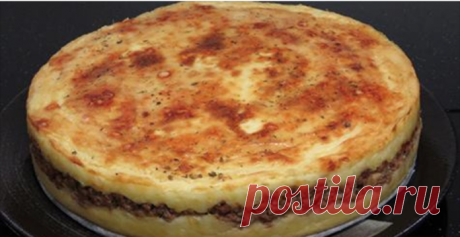 Очень вкусная картофельная запеканка с мясом похожа на торт! На стол очень красиво подавать, а самое главное вкусно! И готовить просто!