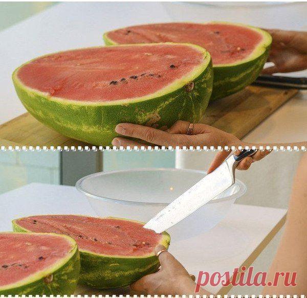 Если добавить в арбузный сок желатин | Готовим вместе