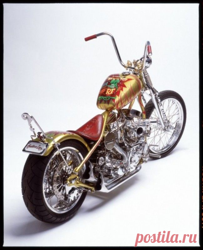 Daddy-O (2003) (Rat Fink).
Построен в честь кумира кастомайзеров 60-х Ed «Big Daddy» Roth. Первая победа на шоу «Создай мотоцикл».