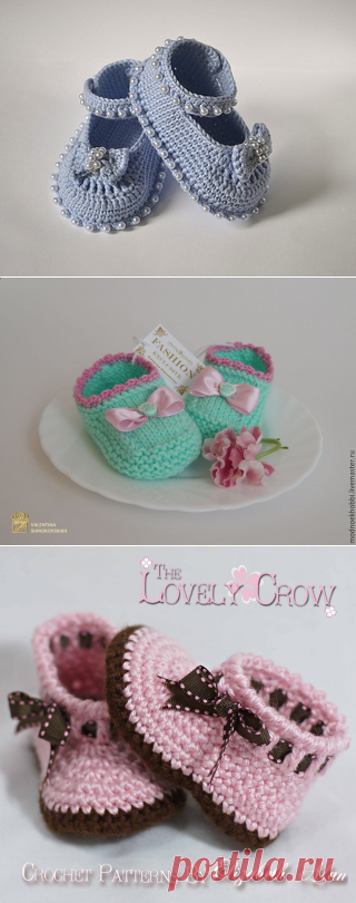 Связать туфельки для девочки спицами: Вязаные спицами туфельки для малышек *Ежевика* &#8212; пушистикбукет.рф