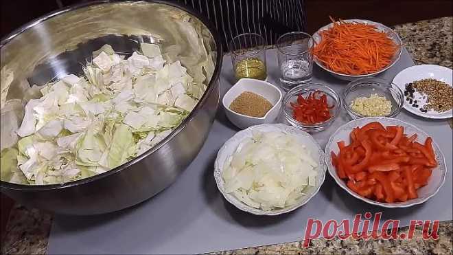 КАПУСТА по-Корейски на Зиму. САЛАТ НА МИЛЛИОН,