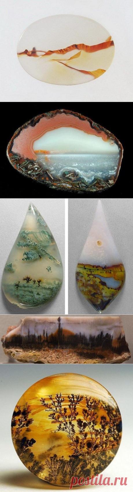 Агатовые пейзажи: чудеса природы в маленьком камешке - Путешествуем вместе