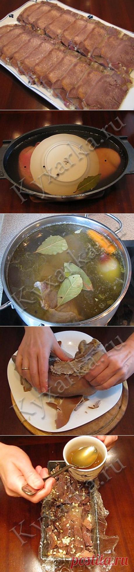 Слоеный прессованный язык.