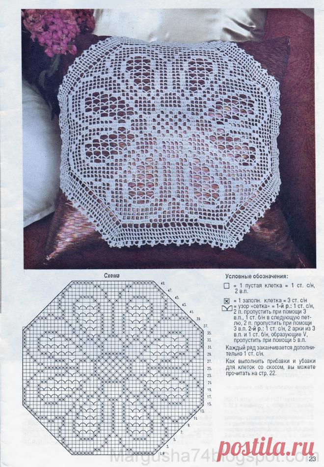 Коробка увлечений: Вязание крючком филейное. От салфетки до пуловера